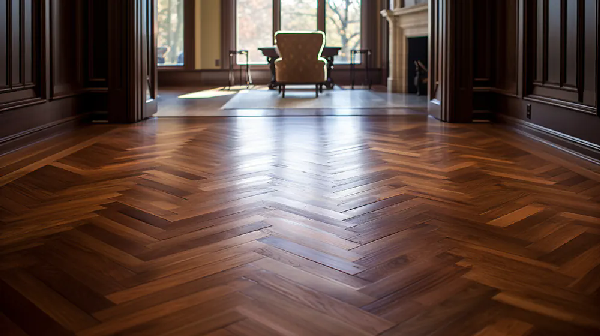 herringbone vinyl flooring